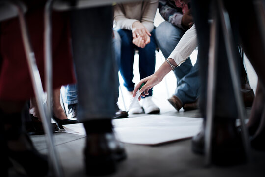 Collaborative team brainstorming session image - Powered by Adobe