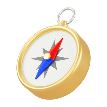 PNG 3D compass, element illustration, transparent background