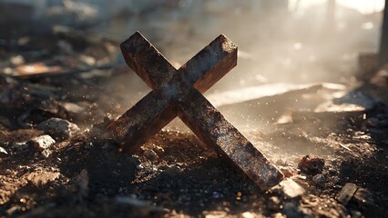 "The Steel Cross of Ground Zero &ndash; Symbol of Faith and Hope"