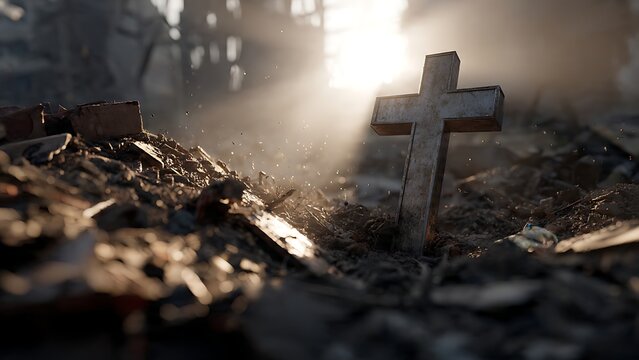 "The Steel Cross of Ground Zero &ndash; Symbol of Faith and Hope"