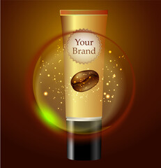 Cosmetic Advertisement Cream Tube