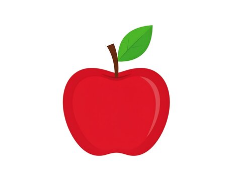 Red apple fruit graphic