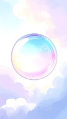 Pastel bubble sky