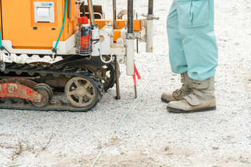 Ground investigation of land for subdivision