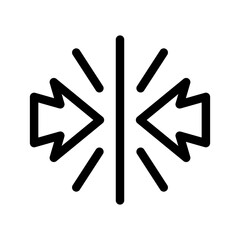 Obraz premium Collision Icon Vector Symbol Design Illustration
