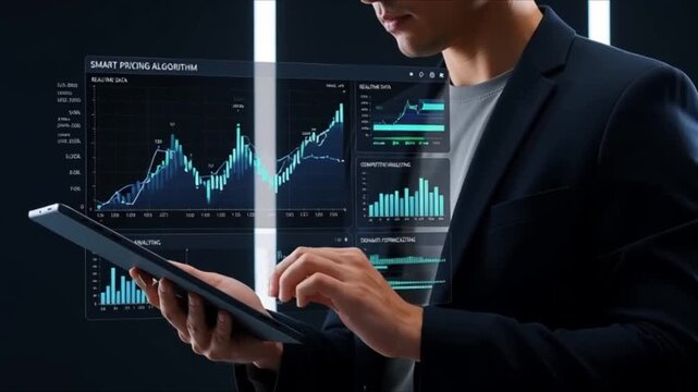 Smart pricing algorithm visualization for e-commerce