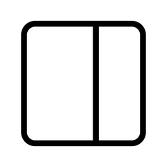Split Screen Icon Vector Symbol Design Illustration