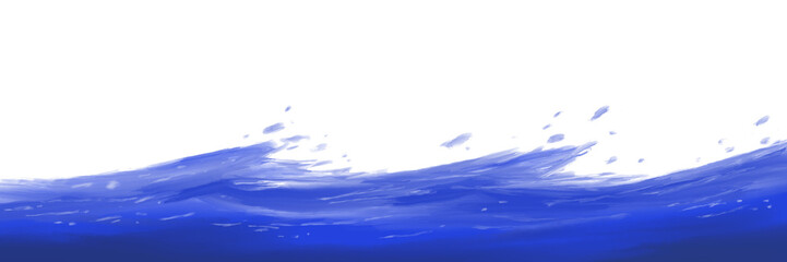 Close-up of ocean wave water texture