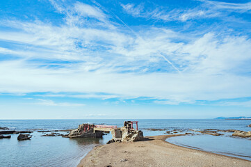 新潟　柏崎の番神岬