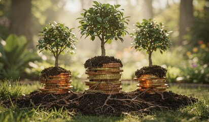 concept of financial growth