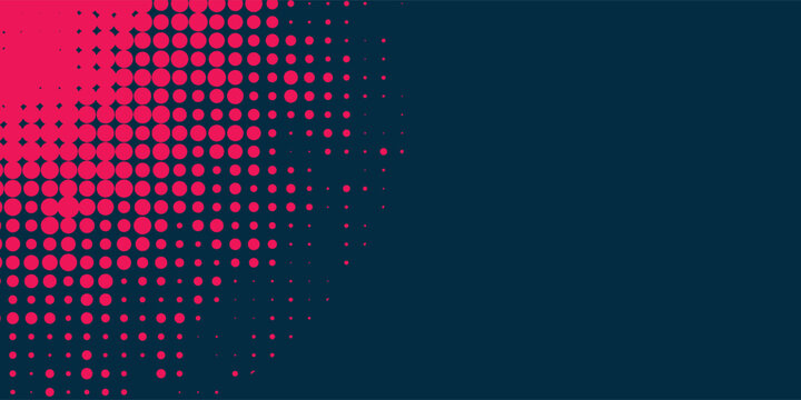 Dots halftone orange color pattern gradient texture with technology digital background. Dots pop art comics with summer background arts modern