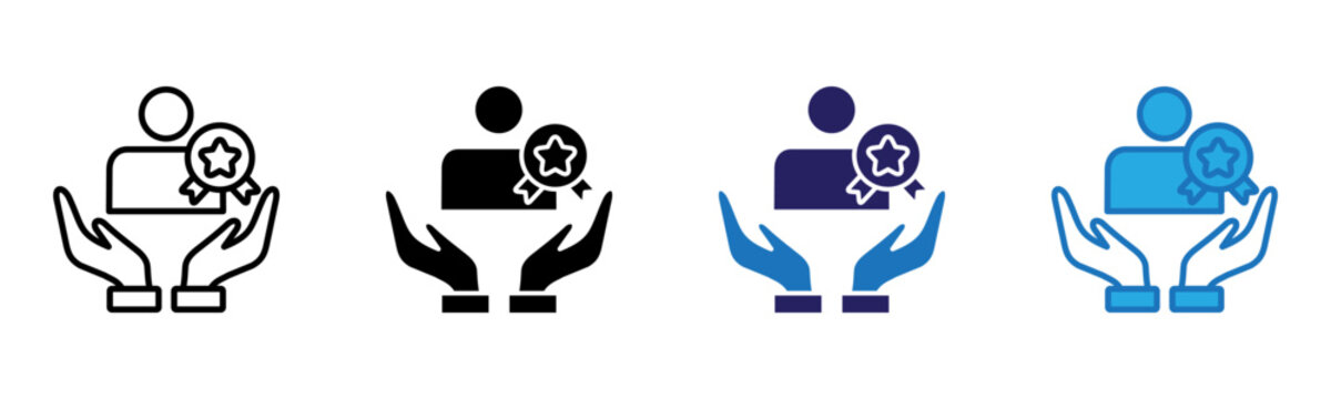 Honorable Icon Multi Style Vector Illustration