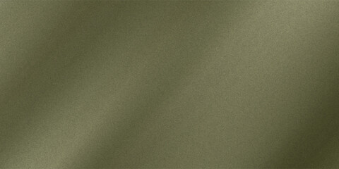 Fototapeta premium Khaki green brown silk satin. Gradient. Olive color. Еlegant abstract background for design, text. Light dark shade. Matte, shimmer.