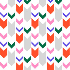 Obraz premium Arrow pattern background png transparent, colorful zigzag, creative design