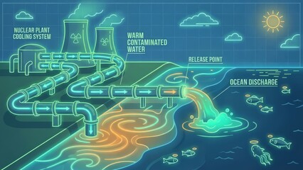 Nuclear Plant Cooling Water Discharge Affects Ocean Life