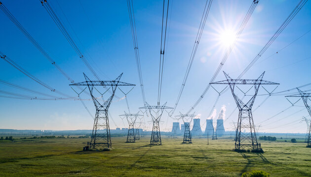 Electricity transmission network, power grid infrastructure and energy security