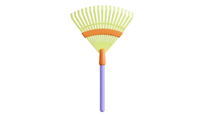 3D Render of a Child's Leaf Rake