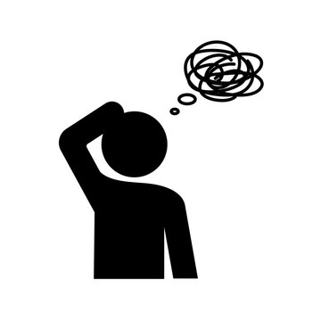 困惑している人のアイコン