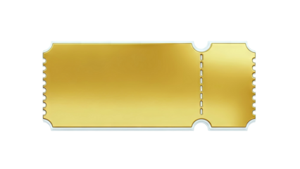 Golden ticket blank
