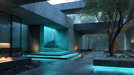 Emotional exhaustion visualized in a modern interior designed around silence and fatigue