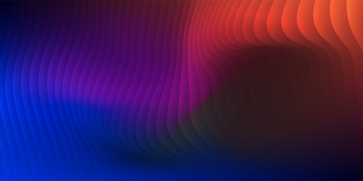 Premium vertical gradient stripes of yellow orange blue and red decorative vector gradient