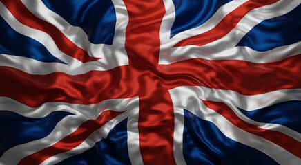 United kingdom or england flag texture background 3D render