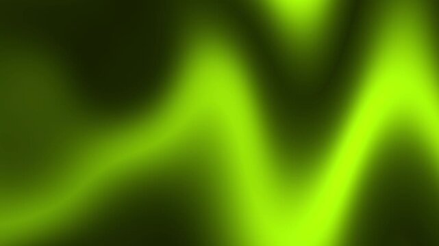 Blurred waves of neon green and dark olive colors. Suitable for backgrounds, abstract design projects, and vibrant digital artworks.