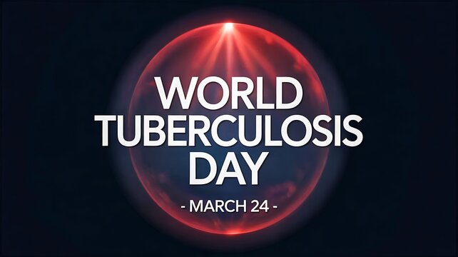 World tuberculosis day awareness banner with medical theme
 - Powered by Adobe
