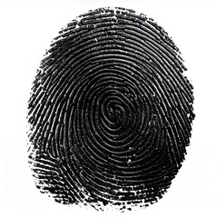 Detailed Fingerprint Impression - A Unique Identification Mark.