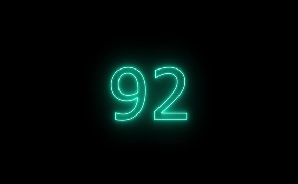  countdown timer animation from 100 to 0 second animation on black background with alpha channel, 100 second countdown timer, special offers on promotional materials. Countdown video 4k video