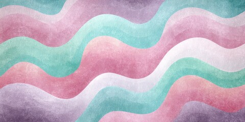Abstract Background with Wavy Textured Lines in Shades of Pink Purple and Teal Surface Looks Like Rough Fabric Great for Adding Texture to Digital Designs