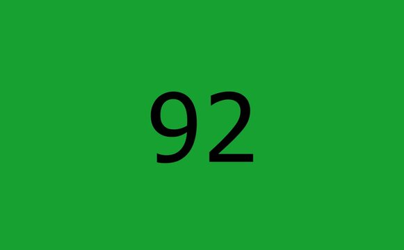 1 minute 40 second countdown animation from 100 seconds to 0 seconds on a transparent background, Neon One minute 40 second countdown timer with alpha channel