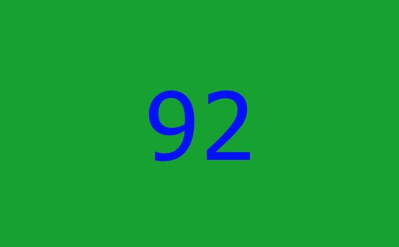 1 minute 40 second countdown animation from 100 seconds to 0 seconds on a transparent background, Neon One minute 40 second countdown timer with alpha channel