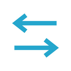 Obraz premium Arrow Icon Vector Template Illustration Trendy Design