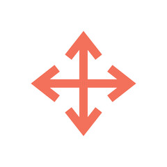 Obraz premium Arrow Icon Vector Template Illustration Trendy Design