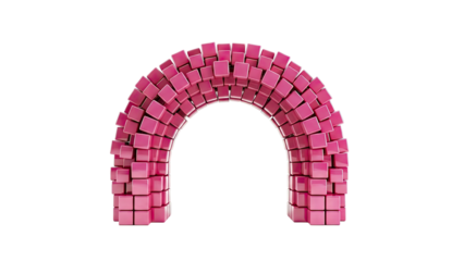 Pink Cube Arch