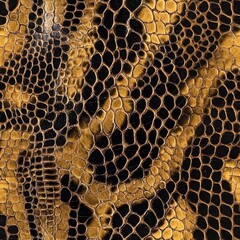 Close-up of intricate reptilian skin texture. Seamless pattern.
