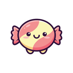 Obraz premium Adorable Candy Cartoon Character Illustration