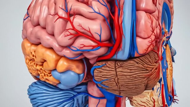 Detailed 3D Anatomical Model of the Human Brain