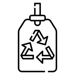 Fototapeta premium Ecology label icon