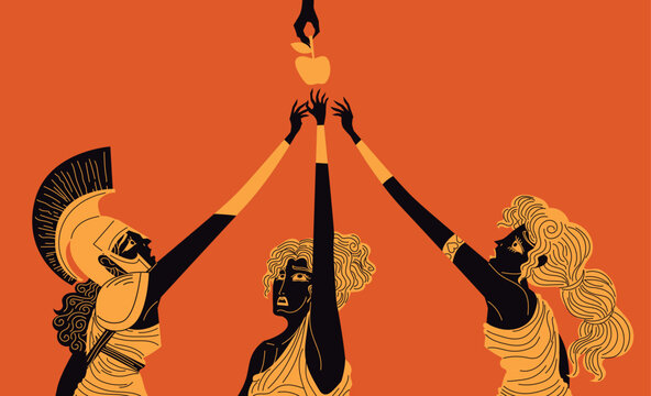 athena hera and aphrodite fighting for the eris golden apple