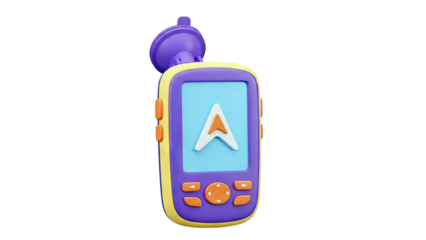 3D Cartoon GPS Navigation Device