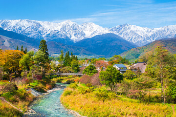 大出公園　白馬村　秋