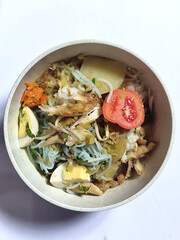 Soto Ayam in Indonesia. Soto ayam is a traditional Indonesian dish that uses ingredients such as...