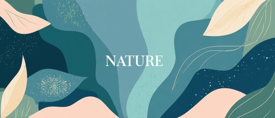 Psychedelic Flat Flyer Design for Nature Themed Event with Mandala Composition