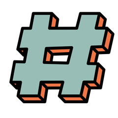 Hastag icon