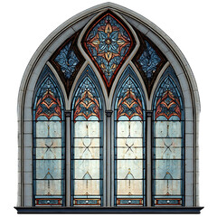 Obraz premium Gothic Stained Glass Window png