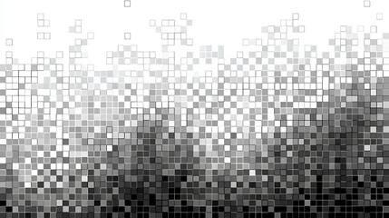 Retro pixel bitmap texture background monochrome dithered pattern 8 bit style stock vector on white background
