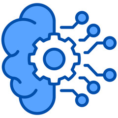 Obraz premium Deep Learning Icon