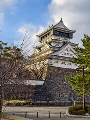 The reconstructed main keep of Kokura Castle, a landmark of Kitakyushu known for its distinct 'Karazukuri' style top floor. Kitakyushu, Fukuoka, Japan